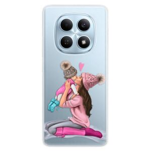 Silikonové pouzdro iSaprio - Kissing Mom - Brunette and Girl - Xiaomi Redmi Note 15 4G / 15 5G obraz