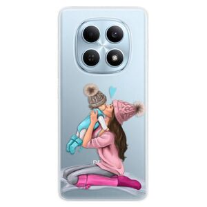 Silikonové pouzdro iSaprio - Kissing Mom - Brunette and Boy - Xiaomi Redmi Note 15 4G / 15 5G obraz