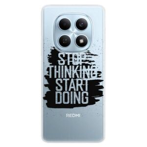 Silikonové pouzdro iSaprio - Start Doing - black - Xiaomi Redmi Note 15 4G / 15 5G obraz