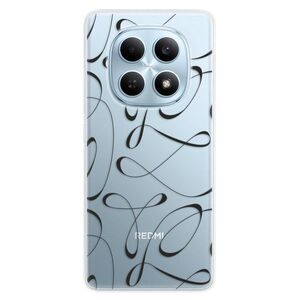 Silikonové pouzdro iSaprio - Fancy - black - Xiaomi Redmi Note 15 4G / 15 5G obraz