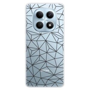Silikonové pouzdro iSaprio - Abstract Triangles 03 - black - Xiaomi Redmi Note 15 4G / 15 5G obraz