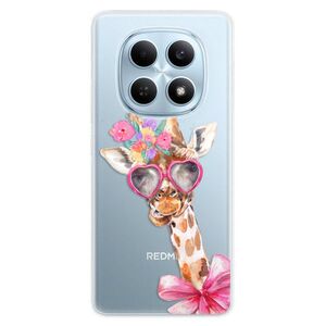 Silikonové pouzdro iSaprio - Lady Giraffe - Xiaomi Redmi Note 15 4G / 15 5G obraz