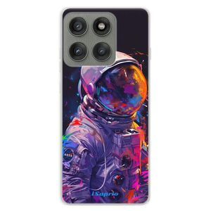 Silikonové pouzdro iSaprio - Neon Astronaut - Motorola Edge 60 Pro obraz