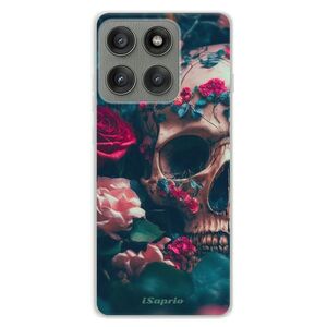 Silikonové pouzdro iSaprio - Skull in Roses - Motorola Edge 60 Pro obraz
