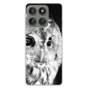 Silikonové pouzdro iSaprio - BW Owl - Motorola Edge 60 Pro obraz