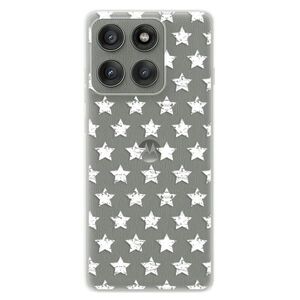 Silikonové pouzdro iSaprio - Stars Pattern - white - Motorola Edge 60 Pro obraz