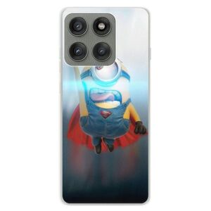 Silikonové pouzdro iSaprio - Mimons Superman 02 - Motorola Edge 60 Pro obraz
