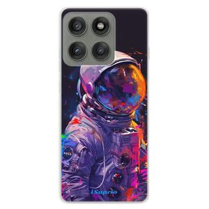 Silikonové pouzdro iSaprio - Neon Astronaut - Motorola Edge 60 Fusion obraz