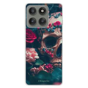 Silikonové pouzdro iSaprio - Skull in Roses - Motorola Edge 60 Fusion obraz