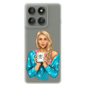 Silikonové pouzdro iSaprio - Coffe Now - Blond - Motorola Edge 60 Fusion obraz