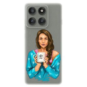 Silikonové pouzdro iSaprio - Coffe Now - Brunette - Motorola Edge 60 Fusion obraz