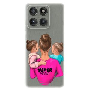 Silikonové pouzdro iSaprio - Super Mama - Two Girls - Motorola Edge 60 Fusion obraz
