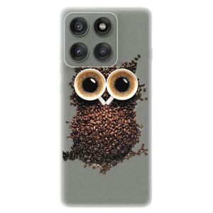 Silikonové pouzdro iSaprio - Owl And Coffee - Motorola Edge 60 Fusion obraz