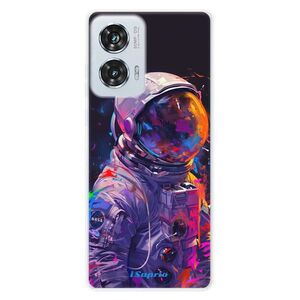 Silikonové pouzdro iSaprio - Neon Astronaut - Motorola Edge 50 Fusion obraz