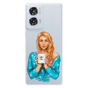 Silikonové pouzdro iSaprio - Coffe Now - Redhead - Motorola Edge 50 Fusion obraz