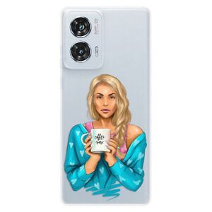 Silikonové pouzdro iSaprio - Coffe Now - Blond - Motorola Edge 50 Fusion obraz