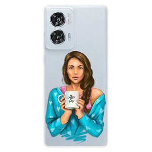 Silikonové pouzdro iSaprio - Coffe Now - Brunette - Motorola Edge 50 Fusion obraz