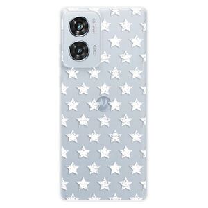 Silikonové pouzdro iSaprio - Stars Pattern - white - Motorola Edge 50 Fusion obraz