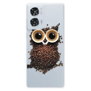 Silikonové pouzdro iSaprio - Owl And Coffee - Motorola Edge 50 Fusion obraz