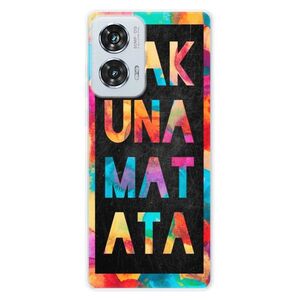 Silikonové pouzdro iSaprio - Hakuna Matata 01 - Motorola Edge 50 Fusion obraz
