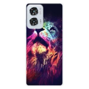 Silikonové pouzdro iSaprio - Lion in Colors - Motorola Edge 50 Fusion obraz