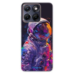 Silikonové pouzdro iSaprio - Neon Astronaut - Motorola Edge 70 Fusion obraz