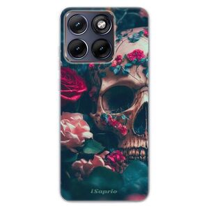 Silikonové pouzdro iSaprio - Skull in Roses - Motorola Edge 70 Fusion obraz