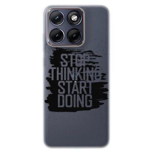 Silikonové pouzdro iSaprio - Start Doing - black - Motorola Edge 70 Fusion obraz