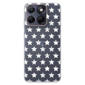 Silikonové pouzdro iSaprio - Stars Pattern - white - Motorola Edge 70 Fusion obraz