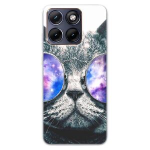 Silikonové pouzdro iSaprio - Galaxy Cat - Motorola Edge 70 Fusion obraz