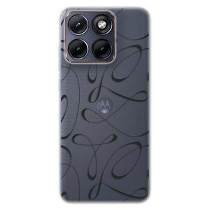Silikonové pouzdro iSaprio - Fancy - black - Motorola Edge 70 Fusion obraz