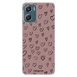 Silikonové pouzdro iSaprio - Heart Dark - Motorola Moto G06 obraz