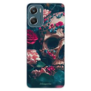 Silikonové pouzdro iSaprio - Skull in Roses - Motorola Moto G06 obraz