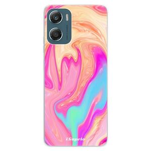 Silikonové pouzdro iSaprio - Orange Liquid - Motorola Moto G06 obraz