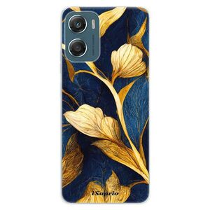 Silikonové pouzdro iSaprio - Gold Leaves - Motorola Moto G06 obraz