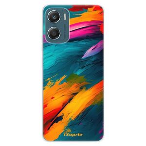 Silikonové pouzdro iSaprio - Blue Paint - Motorola Moto G06 obraz