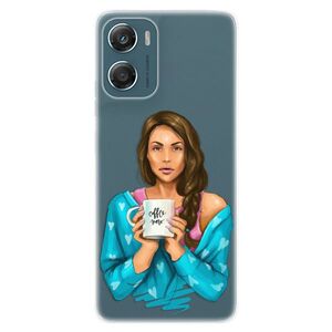 Silikonové pouzdro iSaprio - Coffe Now - Brunette - Motorola Moto G06 obraz