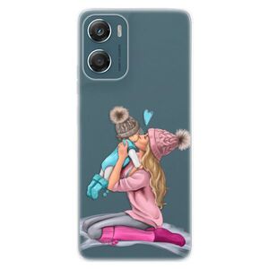 Silikonové pouzdro iSaprio - Kissing Mom - Blond and Boy - Motorola Moto G06 obraz