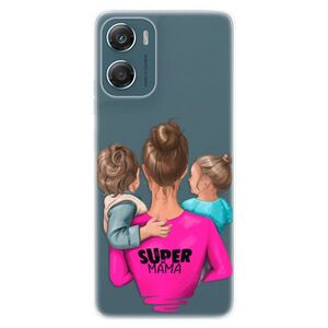 Silikonové pouzdro iSaprio - Super Mama - Boy and Girl - Motorola Moto G06 obraz