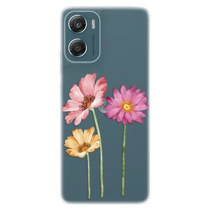 Silikonové pouzdro iSaprio - Three Flowers - Motorola Moto G06 obraz