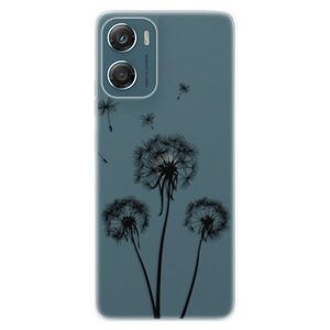 Silikonové pouzdro iSaprio - Three Dandelions - black - Motorola Moto G06 obraz