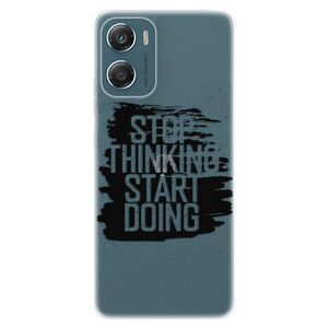 Silikonové pouzdro iSaprio - Start Doing - black - Motorola Moto G06 obraz