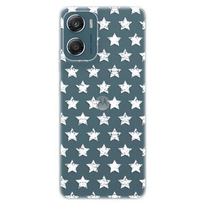 Silikonové pouzdro iSaprio - Stars Pattern - white - Motorola Moto G06 obraz