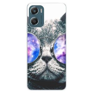 Silikonové pouzdro iSaprio - Galaxy Cat - Motorola Moto G06 obraz