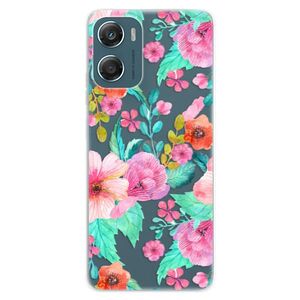 Silikonové pouzdro iSaprio - Flower Pattern 01 - Motorola Moto G06 obraz