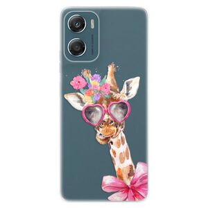 Silikonové pouzdro iSaprio - Lady Giraffe - Motorola Moto G06 obraz