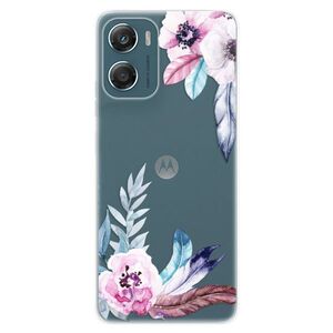Silikonové pouzdro iSaprio - Flower Pattern 04 - Motorola Moto G06 obraz