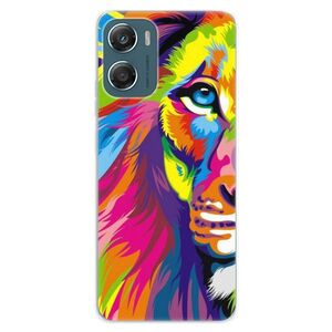 Silikonové pouzdro iSaprio - Rainbow Lion - Motorola Moto G06 obraz