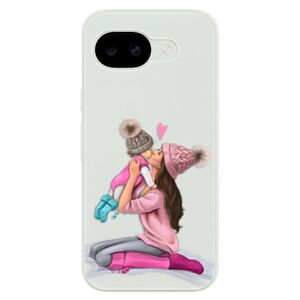 Silikonové pouzdro iSaprio - Kissing Mom - Brunette and Girl - Google Pixel 10a obraz