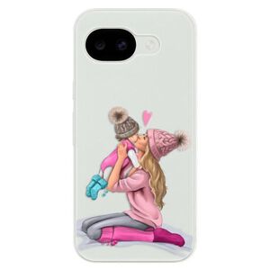 Silikonové pouzdro iSaprio - Kissing Mom - Blond and Girl - Google Pixel 10a obraz